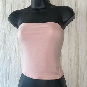 Riley & James Pink Strapless Tube Top